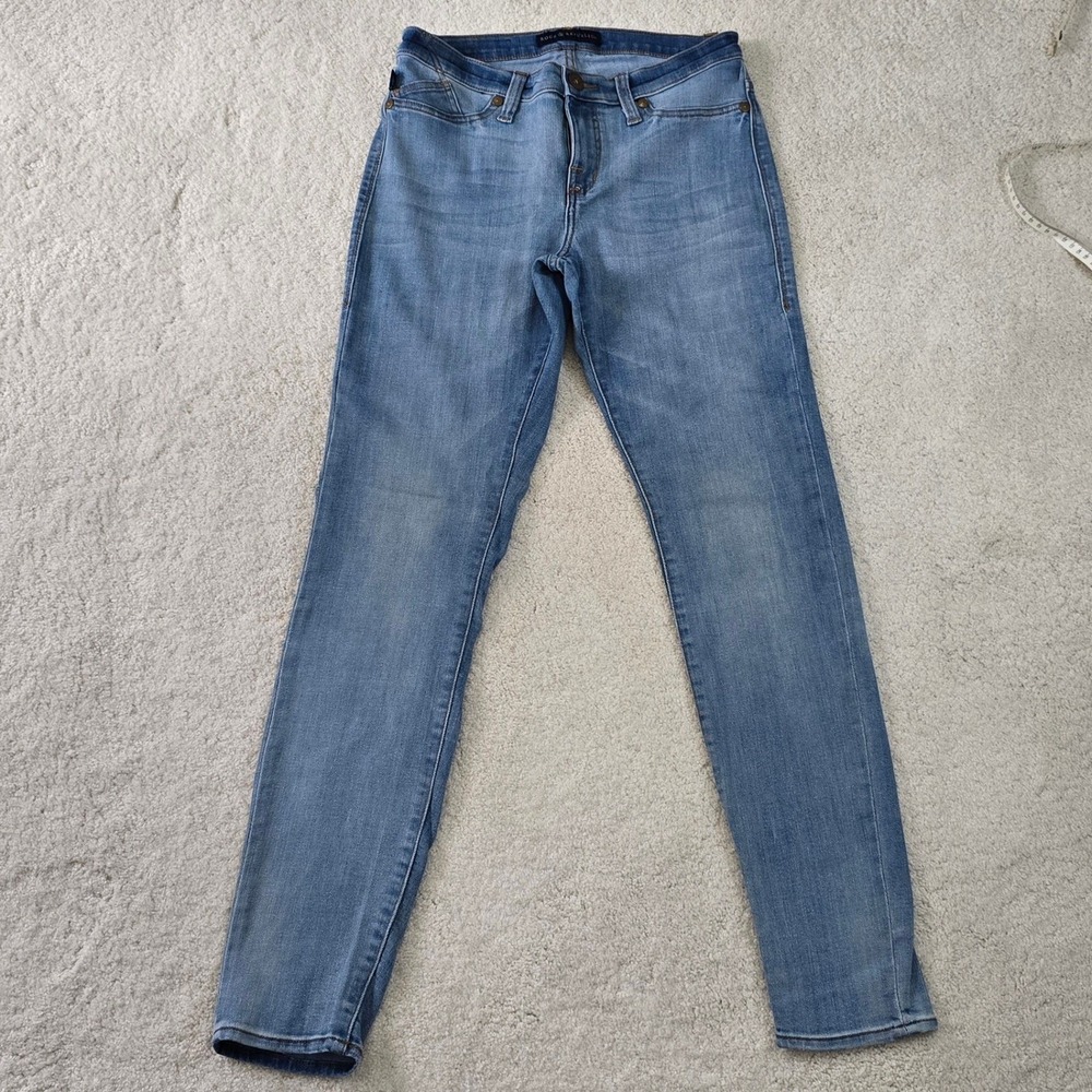 Rock & Republic Women’s Skinny Jeans - Light Blue Wash